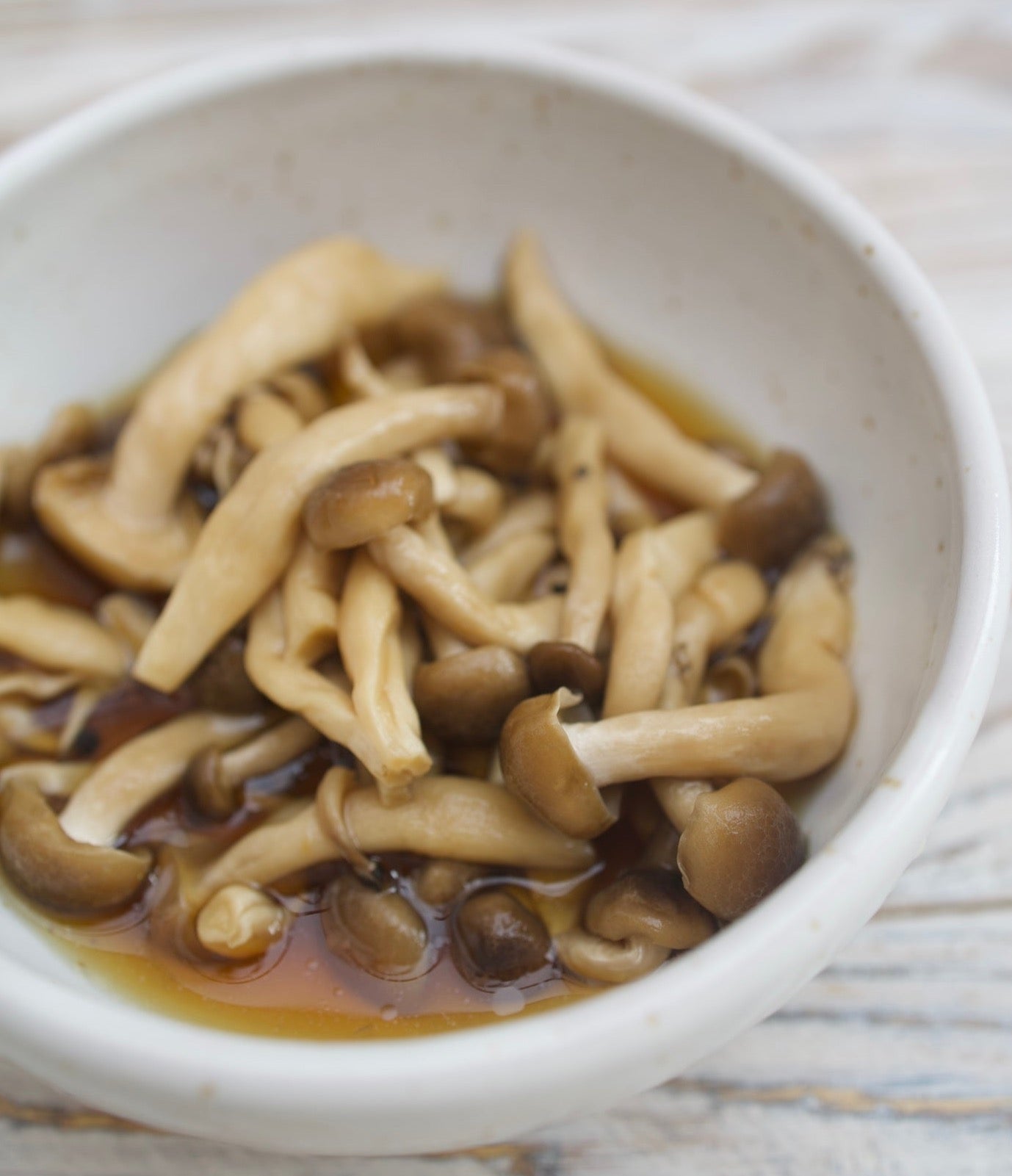 Soy Pickled Shimeji Mushrooms